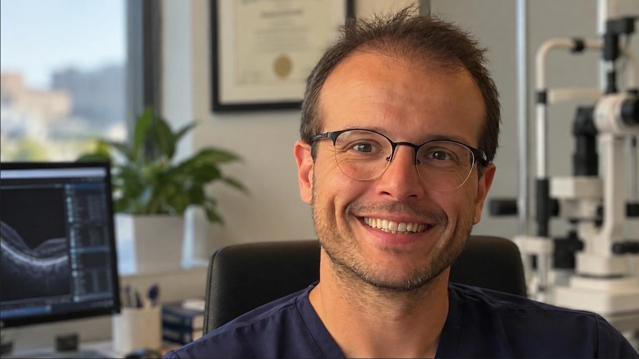 Dr. Asterios Diafas in his office.