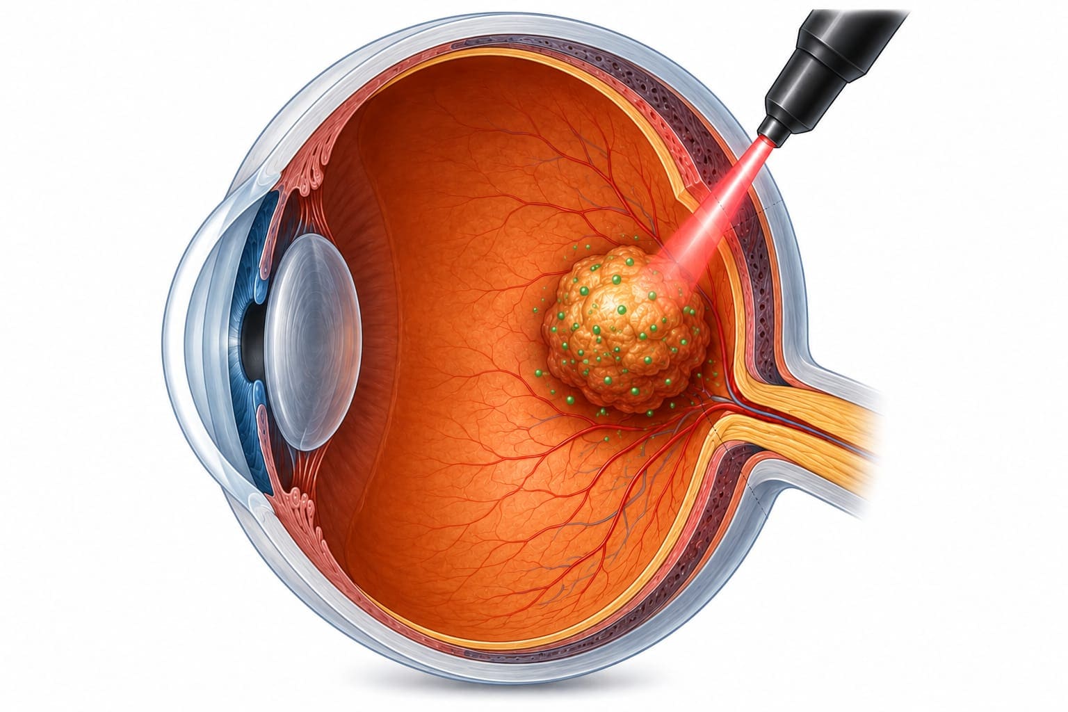Clinical image — Laser treatment.